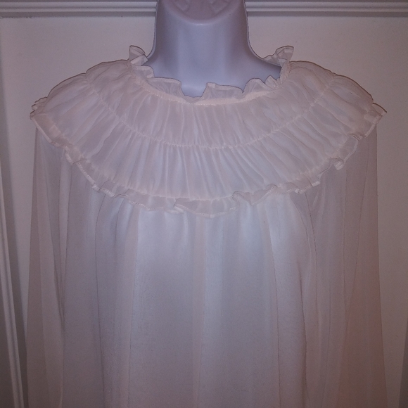 1. STATE Solid Gauze Blouse in Soft Ecru  - Picture 3 of 10